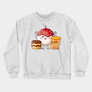 Donut kawaii  junk food T-Shirt cute  funny Crewneck Sweatshirt